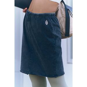 Free People Hot Shot Slim Skirt Black Size XS NWT‎
